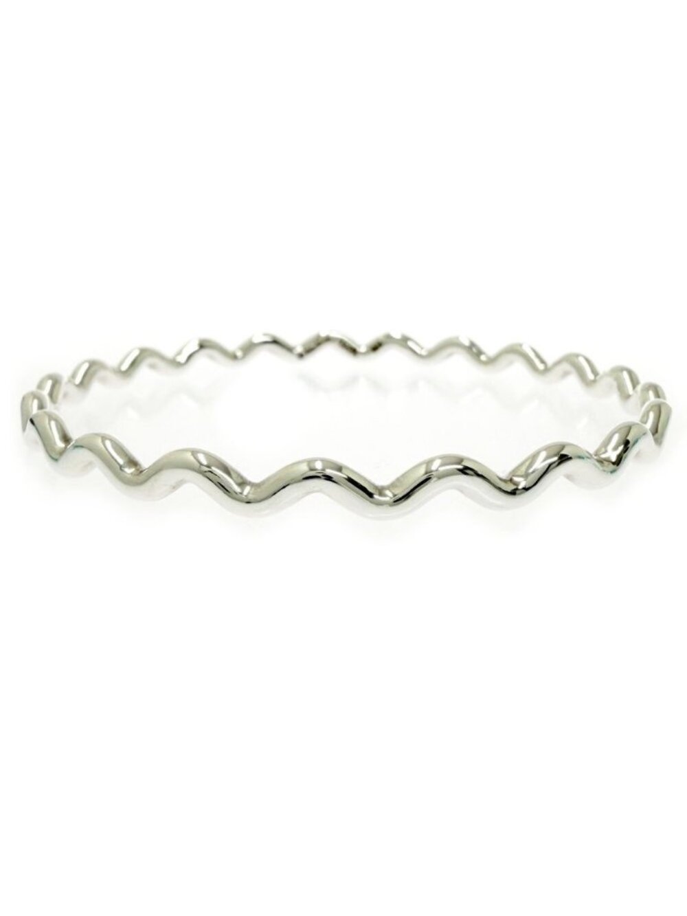 Tiffany & Co Silver Paloma Picasso Zigzag Bangle Bracelet